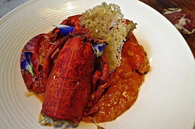 Caffé B, lobster risotto