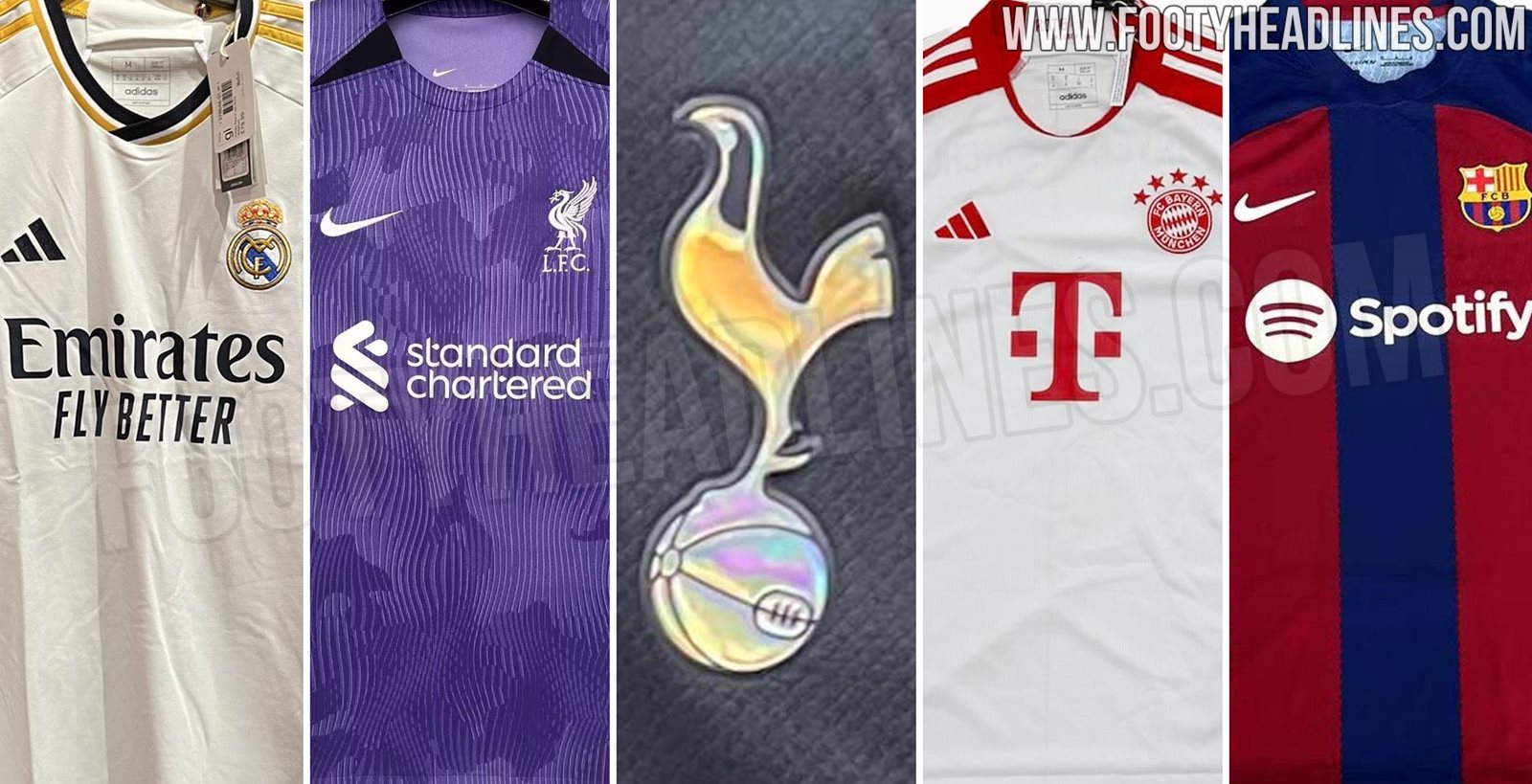 Another Tottenham third kit has leaked, and this one is probably