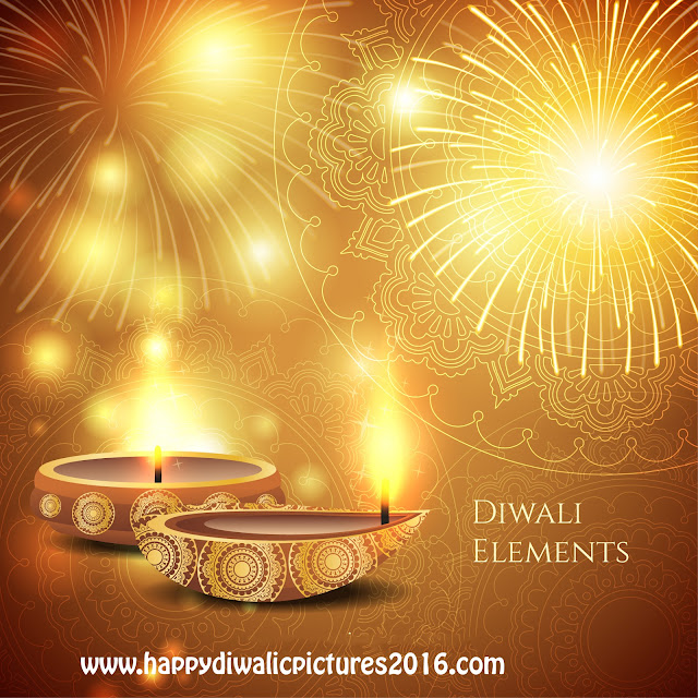 Happy Diwali Pictures with Diya Images for Whatsapp and Facebook