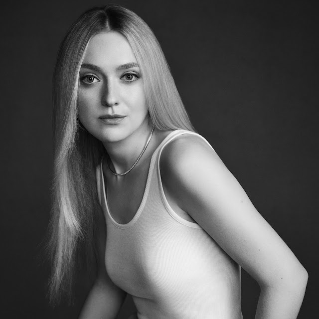 Dakota Fanning Beautiful Fashion Model Photo Shoot for Backstage Magazine April 2024 Issue