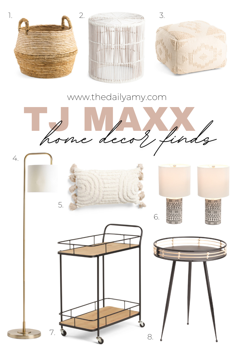 Affordable neutral home decor finds - tj Maxx