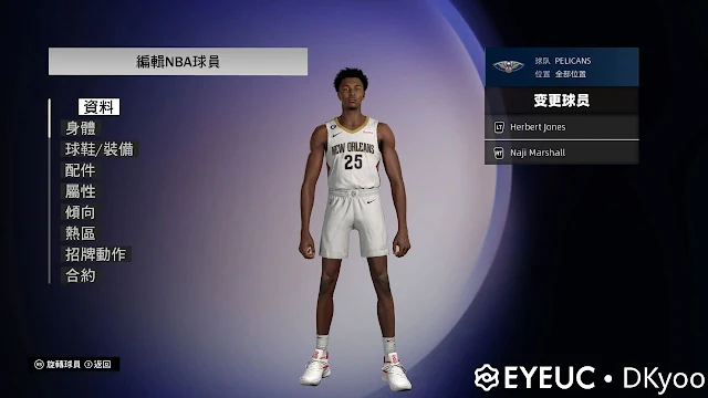 NBA 2K23 Trey Murphy III Cyberface