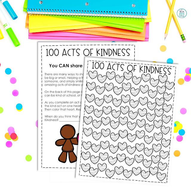 100 random acts of kindness challenge for kids
