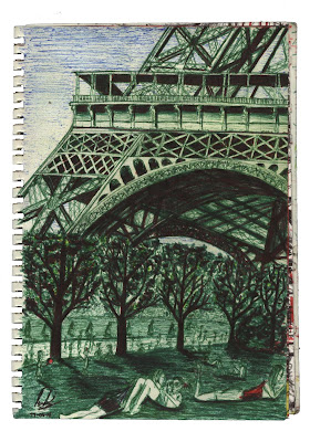 Torre Eiffel en la primavera de París. Iván Lucas. Leefeel. ivangeta