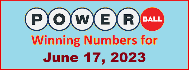 PowerBall Winning Numbers for Saturday, June 17, 2023