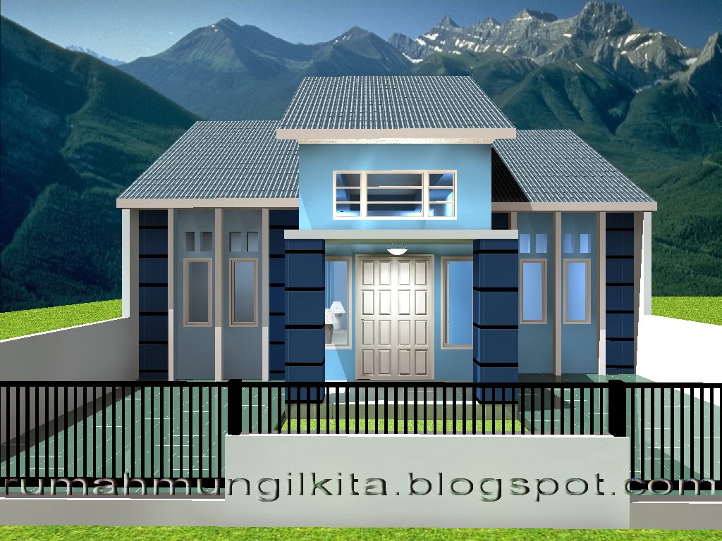 65 Desain Rumah  Minimalis Warna Biru  Desain Rumah  