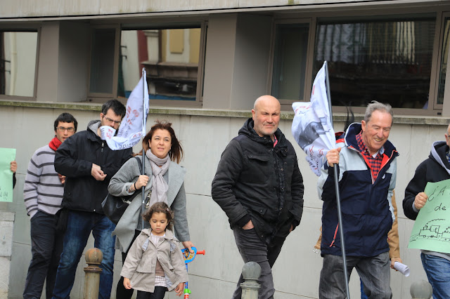 Protesta de Barakaldo Naturala contra la VSF