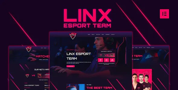 Best Esport & Gaming Elementor Template Kit