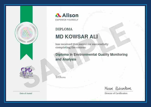 Diploma in Environmental Quality Monitoring and Analysis