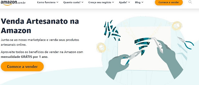 vender artesanato na amazon