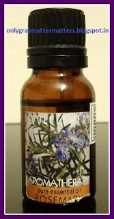 Rosemary essential oil for hair