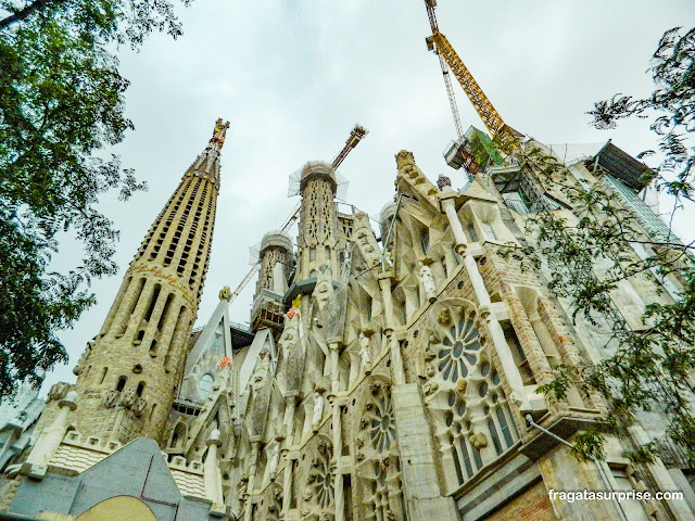 Basílica da Sagrada Família em Barcelona