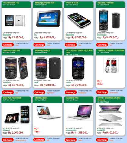 Daftar Harga Blackberry Terbaru Tahun 2013