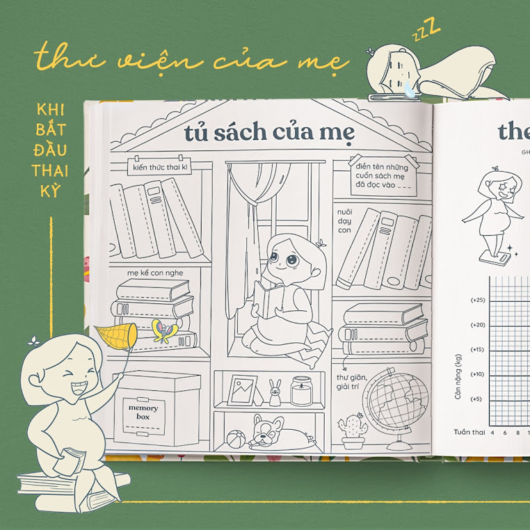 [A116] Activity book: Quà tặng sách ý nghĩa cho Bà Bầu
