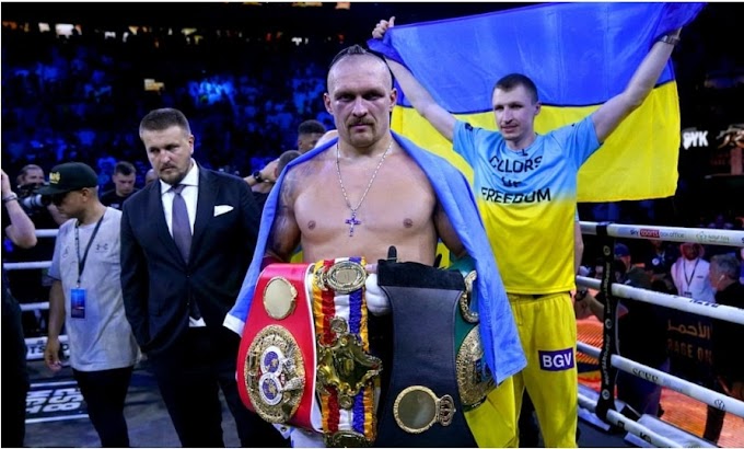 Nigerian born British boxer Anthony Joshua loses again to Ukrainian Oleksandr Usyk 