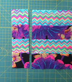 Kaffe Fassett, 16 Patch, Strip Piecing