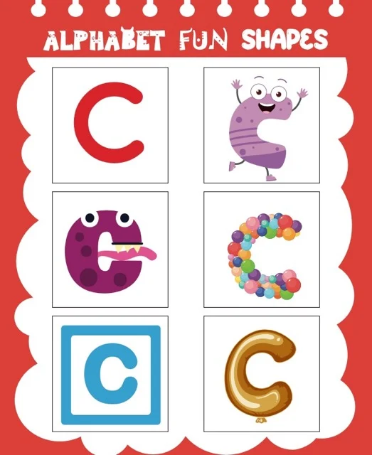 Cursive Tracing Guide for Uppercase C