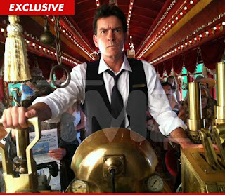 Charlie Sheen atropellado por un tren?