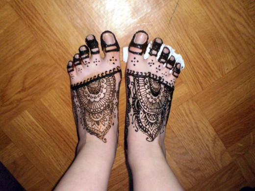 Mehndi Designs For Feet