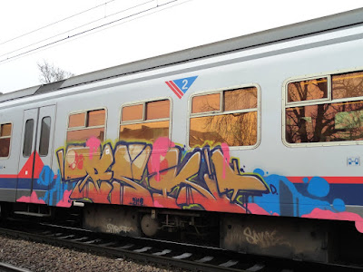 In the beginning it was amazing, but also strange because only few writers painted. The yards were really easier, but in 2009 I am again in the same 