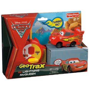 Pre-kindergarten toys - Fisher-Price GeoTrax Disney/Pixar Cars 2 Turbo RC Lightning McQueen (V9964)