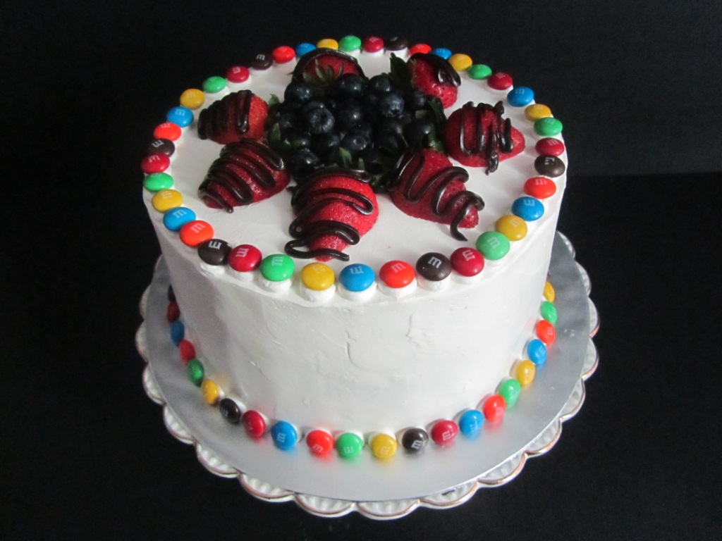-: Rainbow Cake.
