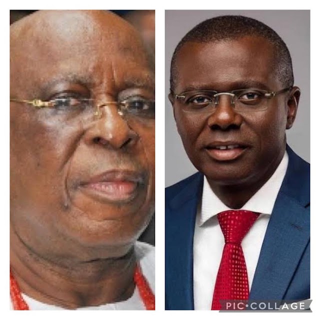 SANWO-OLU HAS DONE SO WELL, HE DESERVES A SECOND TERM, SAYS SEGUN OSOBA.