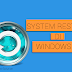 Cara Menggunakan System Restore pada Windows 8.1 Terbaru