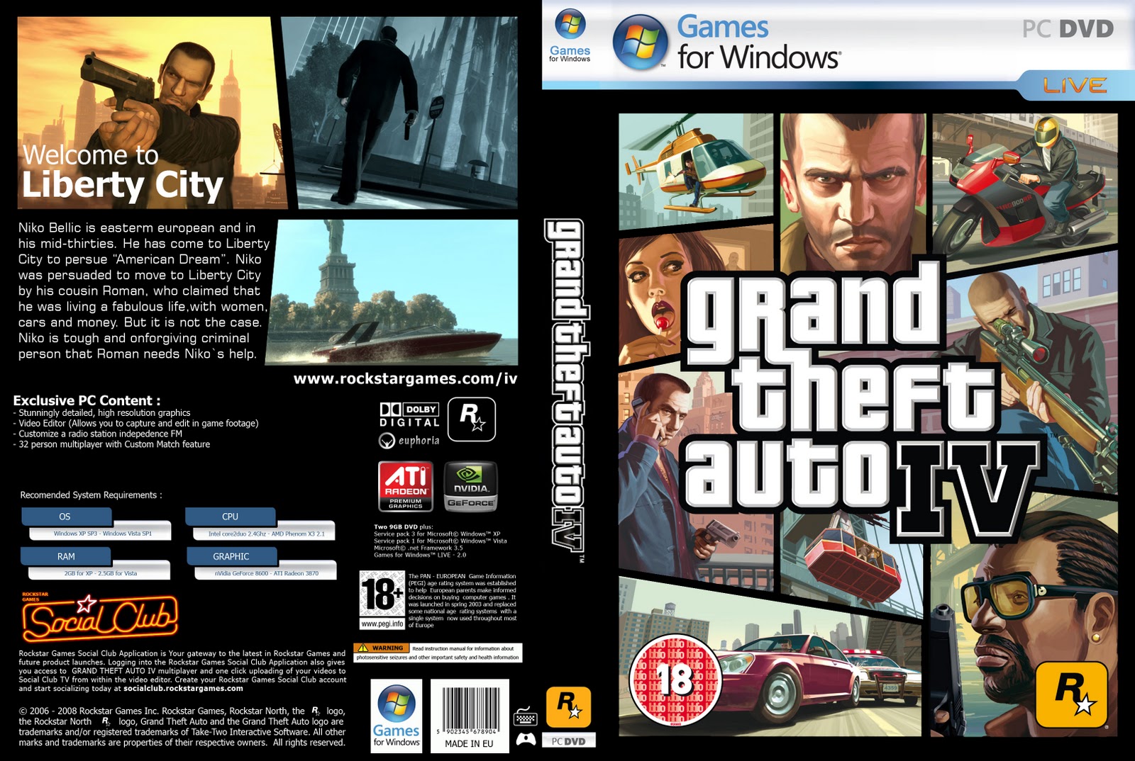 Free Pc Games: Grand Theft Auto IV Highly Compressed