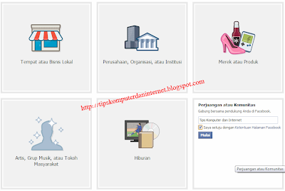 Cara Membuat Fanspage Facebook - Isi Judul Fanspage