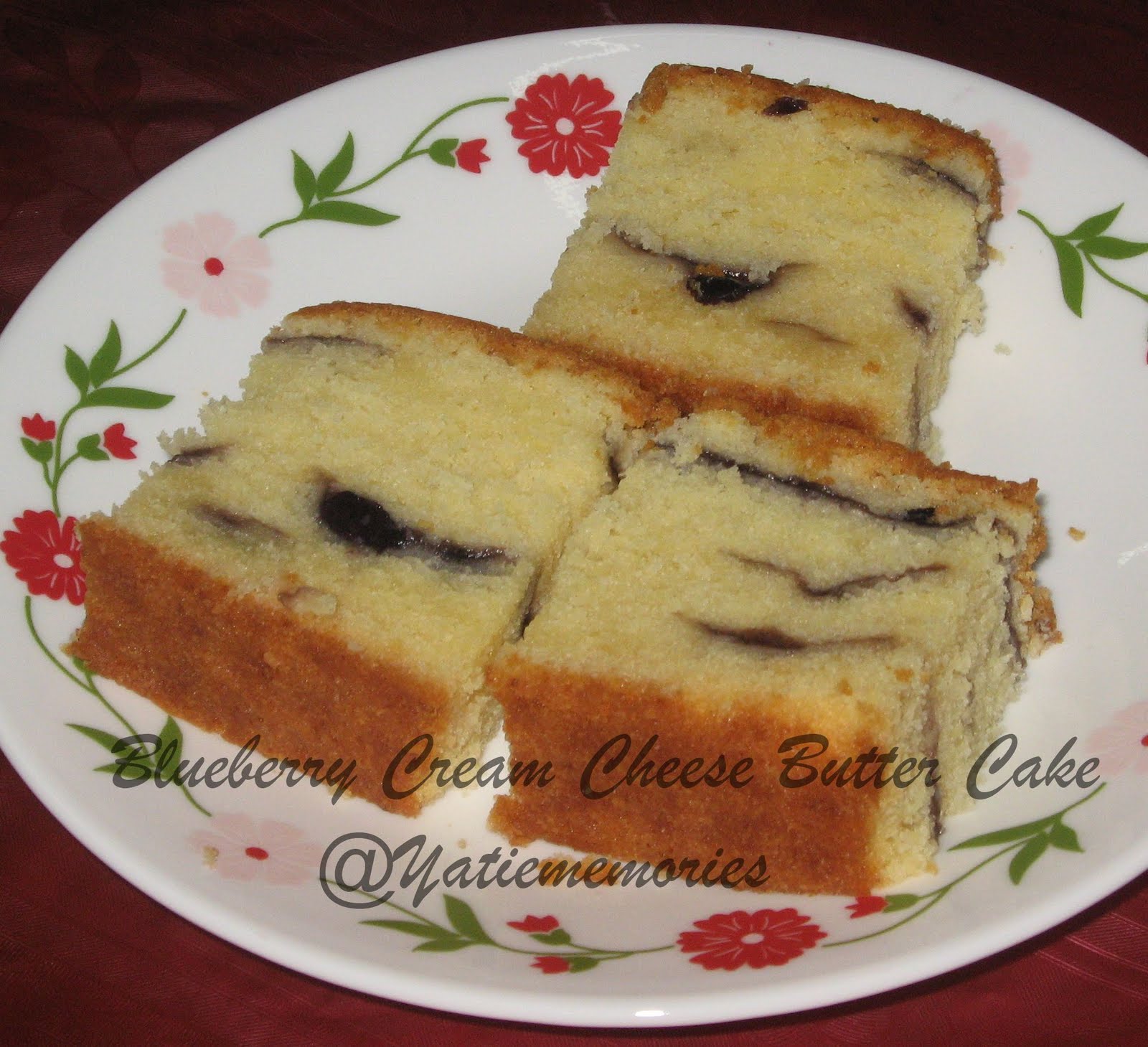 Sinar Kehidupanku**~::: Blueberry Cream Cheese Butter Cake