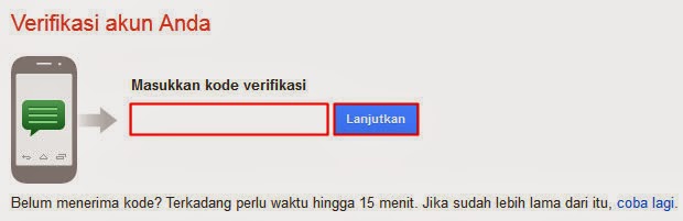 Masukan Kode Verifikasi