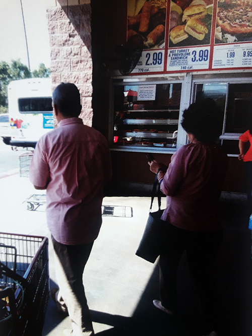 matchy tops at Costco