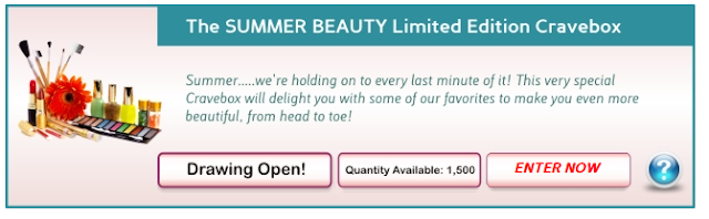 Don't Forget to Sign up for CraveBox Summer Beauty Box Drawing!