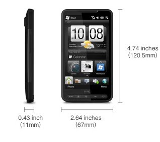 spesifikasi lengkap HTC Touch HD2