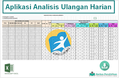 Download Aplikasi Analisis Ulangan Harian Kompetensi Pengetahuan Kurikulum 2013