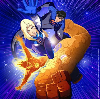 Fantastic 4 Cartoon is Super Hero