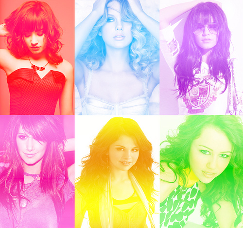 miley cyrus and selena gomez and demi lovato and taylor swift. selena gomez and demi lovato