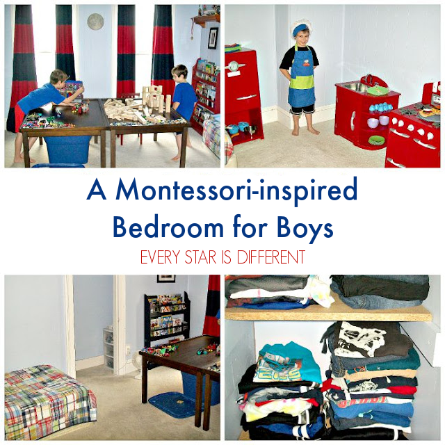 A Montessori-inspired Bedroom for Boys