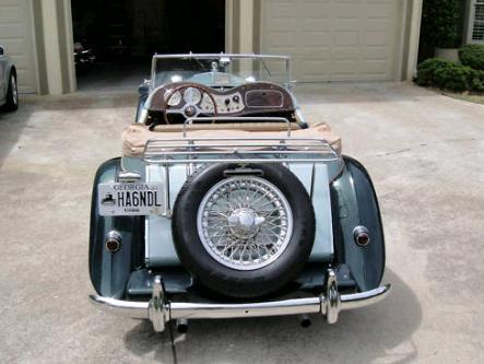 During its recent restoration it received an MGB front suspension with disc