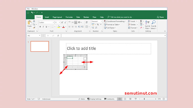 cara membuat tabel di powerpoint 2007