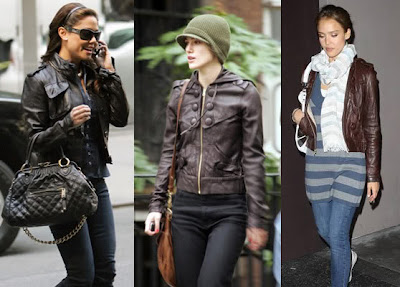 Trendy leather jackets for 2011