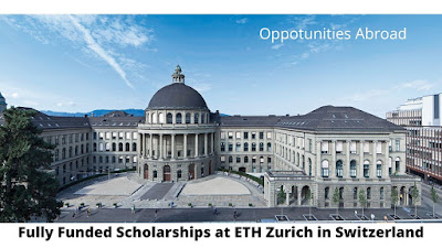 fully funded scholarships at ETH university Switzerland