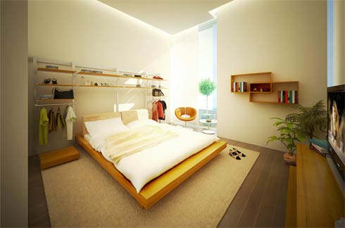 The master bedroom modern idea by Semsa Bilge-4