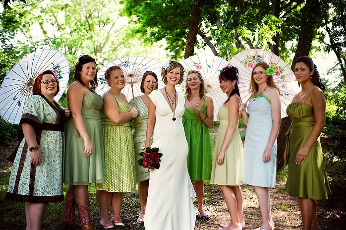 Green Wedding Party Sean My Besties 