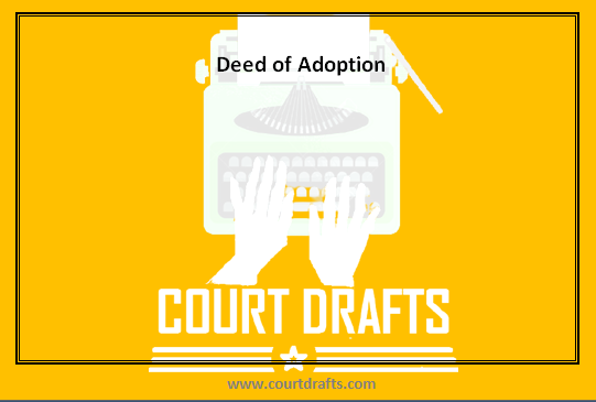 Deed of Adoption