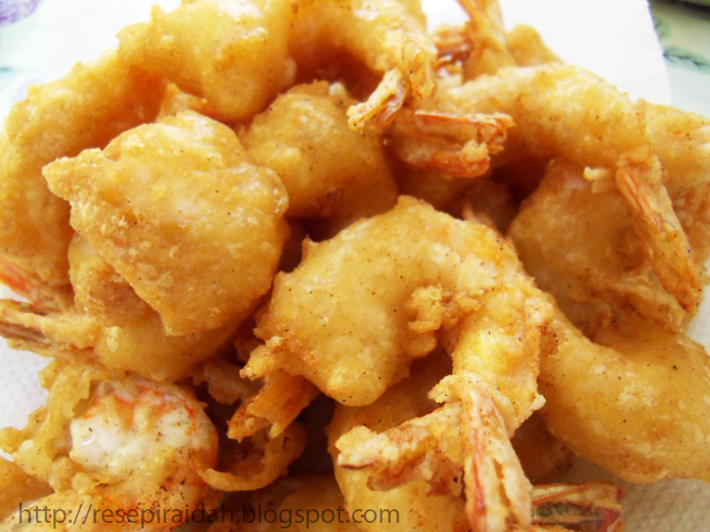 Resepi Raidah: Udang Goreng Tepung