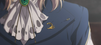Violet's brooch