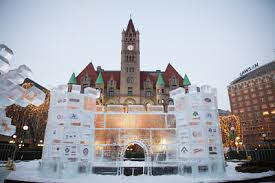 ice castle pic courtesy of saint paul winter carnival