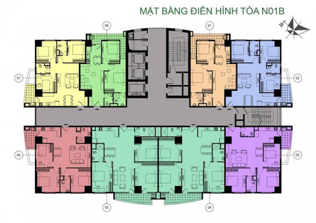 Mặt bằng dự án Chung cư K35 Tân Mai Bộ Quốc Phòng